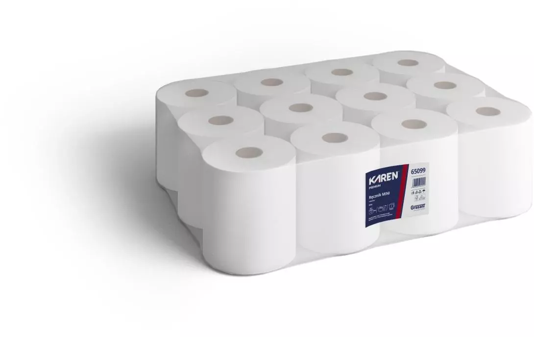 [65099] KAREN Handtuchrolle - Mini 2-lagig 50 m 