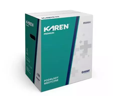 [85050] KAREN Plock Ärztekrepp, Liegenabdeckung 50x50