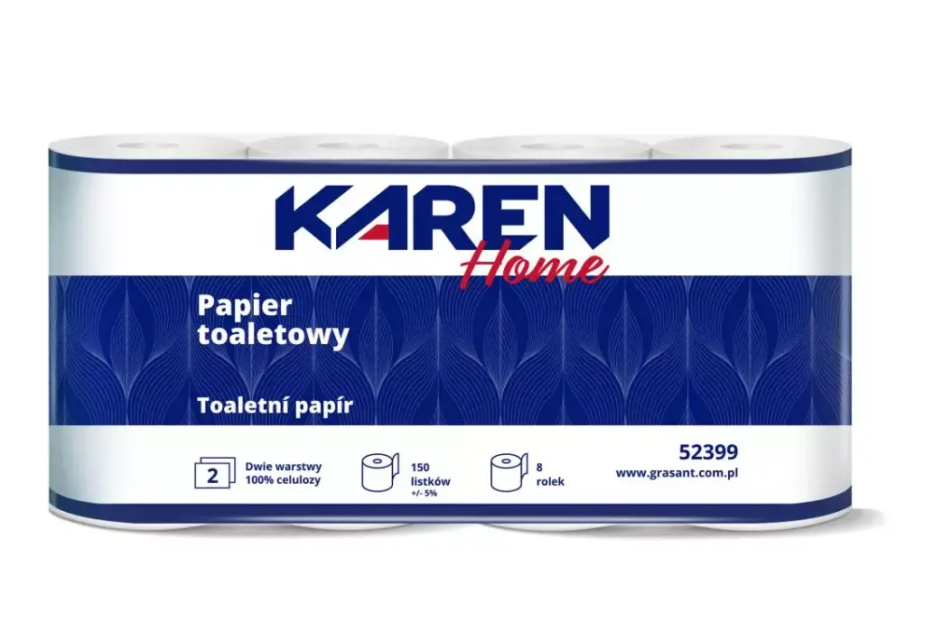 [52399] Toilettenpapier 2-lagig 27,5 m, 8 Stk