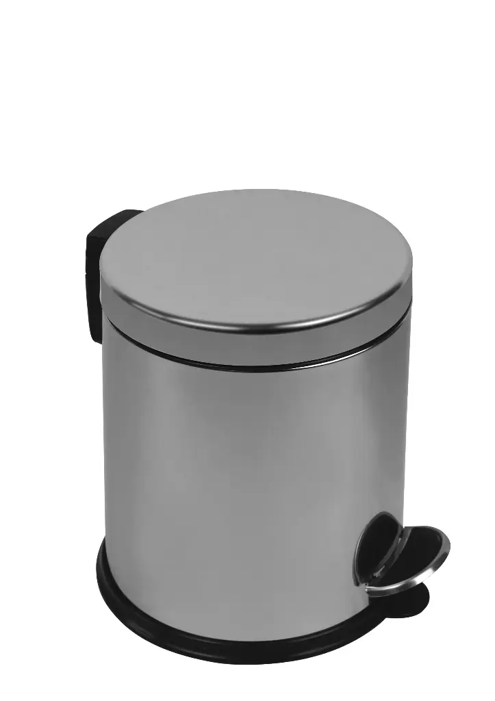 [913050]  Treteimer Basic 5L, Edelstahl, glänzend