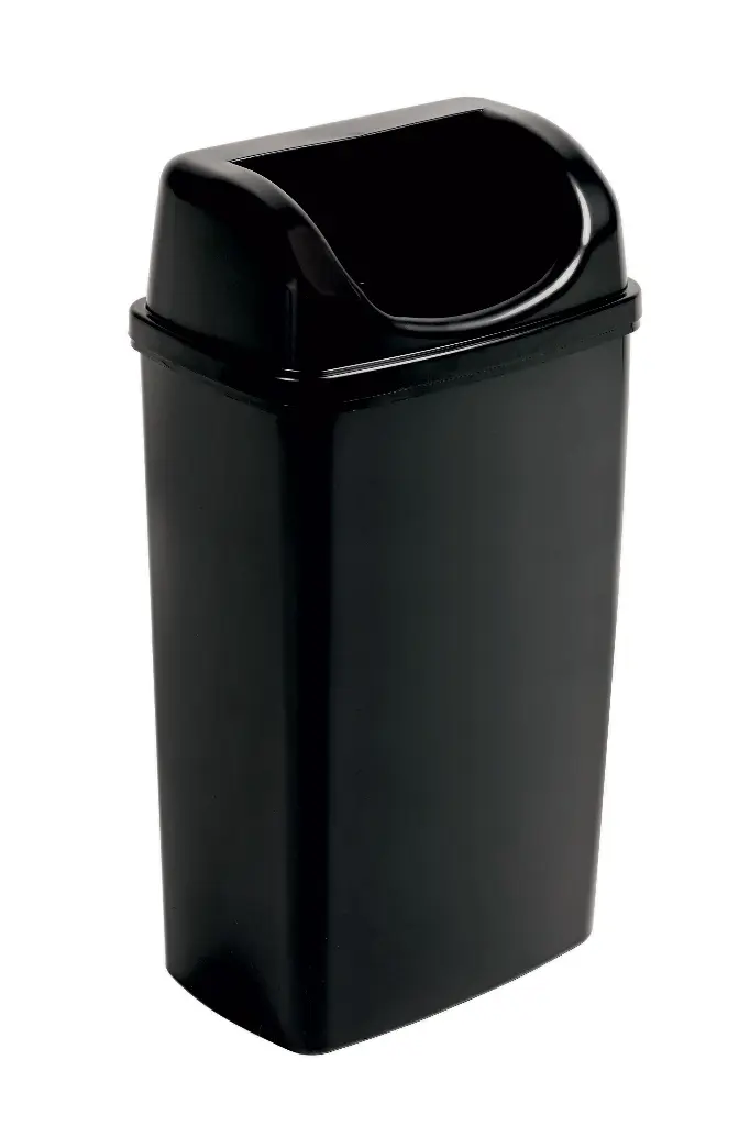 [907501] Abfallbehälter aus Polypropylen 50L, schwarz