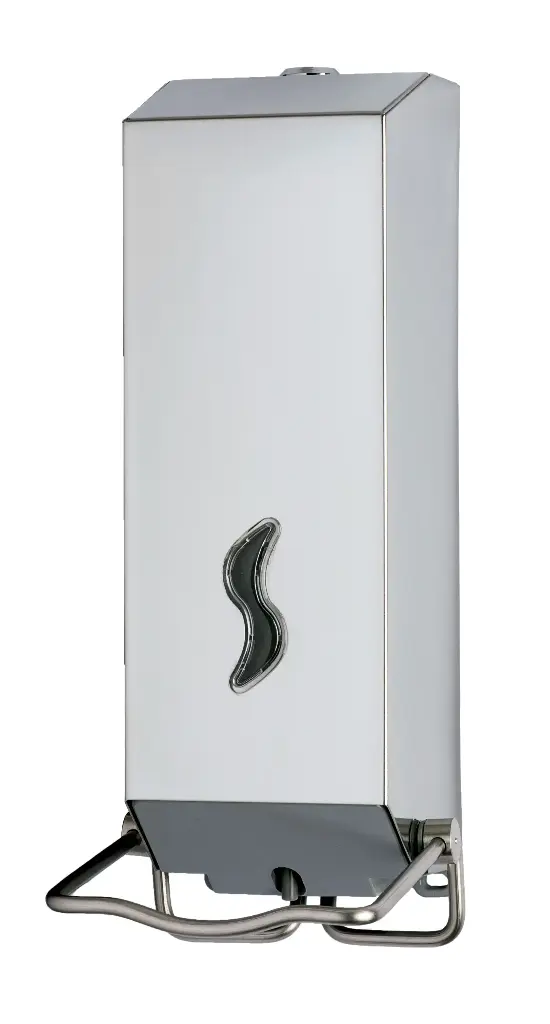 [105038] Flüssigseifenspender (Gesundheitssektor) 1,2L, Edelstahl AISI 304, glänzend