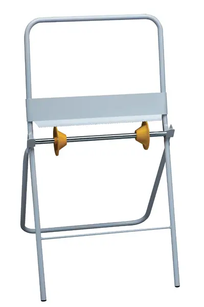 [700030] Großrollenspender, Standmodell, weiß lackiertes Metall