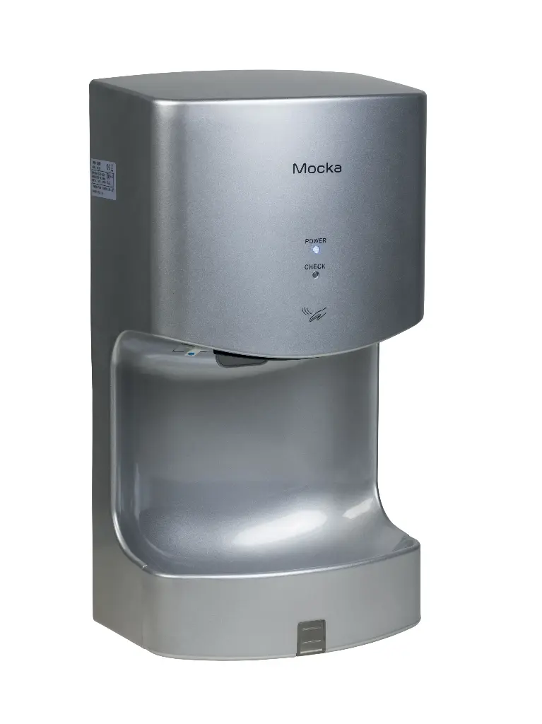 [160102] MOCKA Händetrockner, 1350 W, silbermetallic