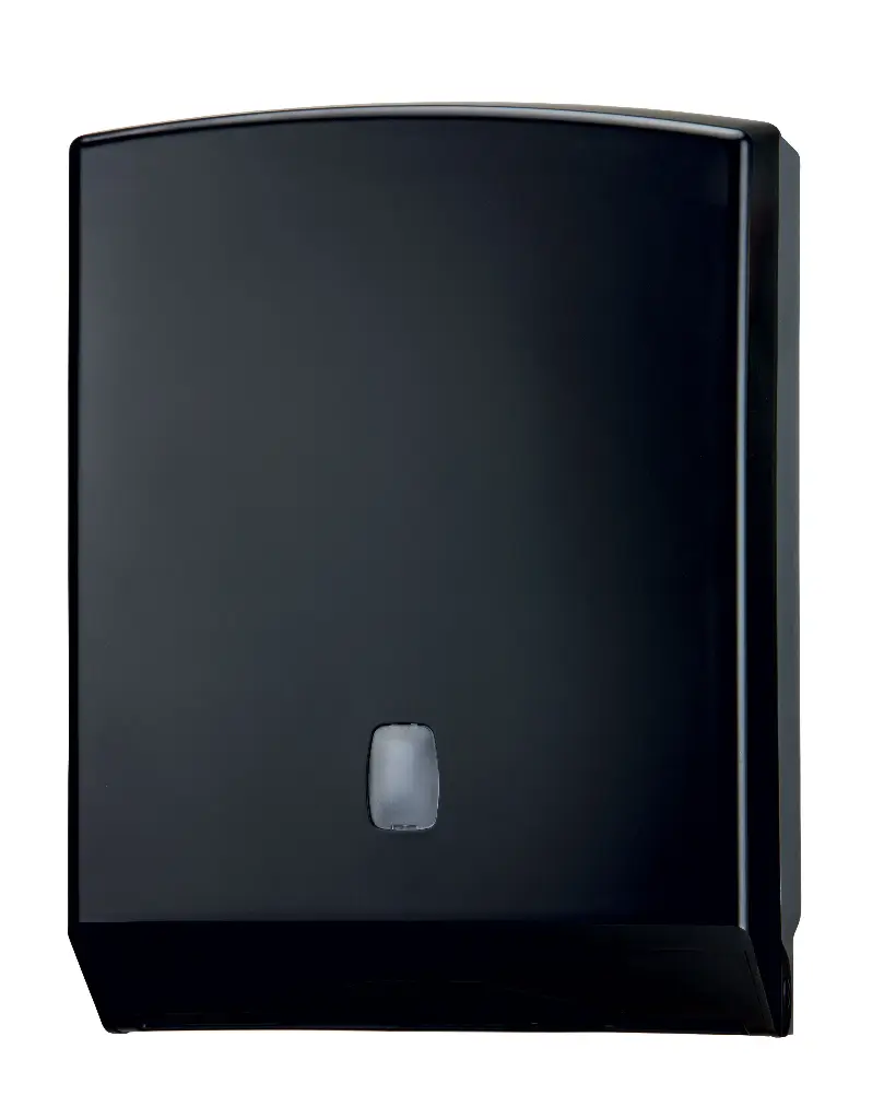 [104226] Papierhandtuchspender für -C, -Z, -M, -V Faltung, 500 Blatt, schwarz lackiert 
