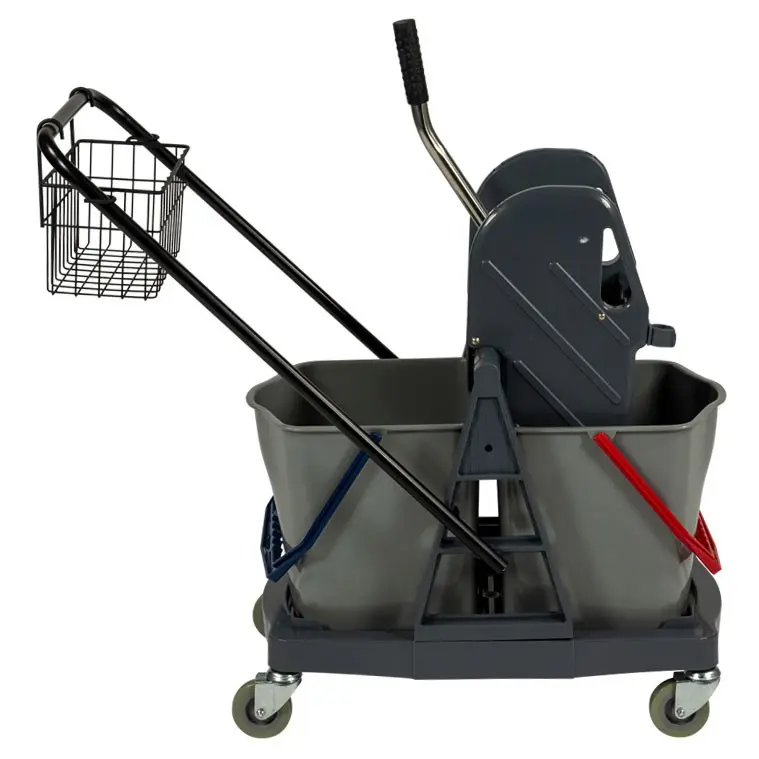 [700080740] Reinigungswagen mit Doppelbehälter