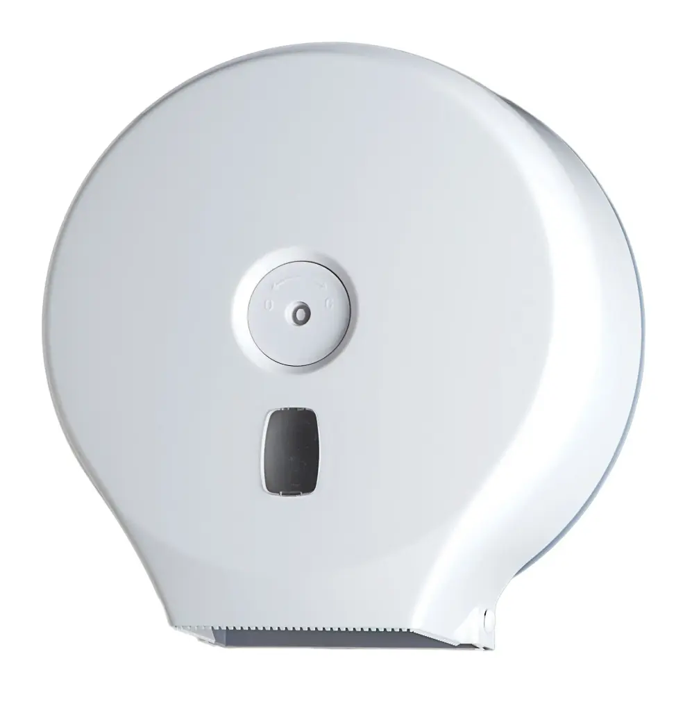 [104001] Toilettenpapierrollenspender 200 m, weiß