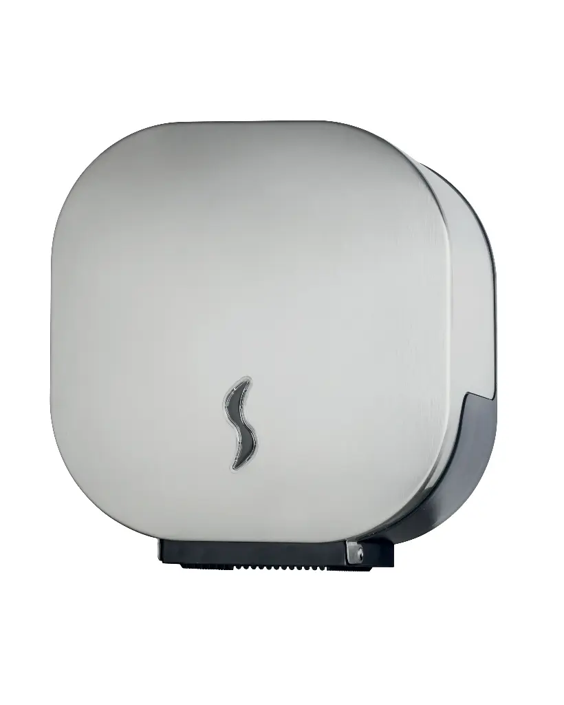 Toilettenpapierrollenspender 200m, gebürsteter Edelstahl AISI 304