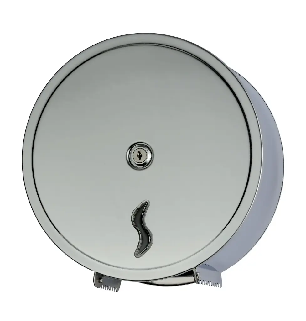 [105002] Toilettenpapierrollenspender 200m, Edelstahl AISI 304, glänzend