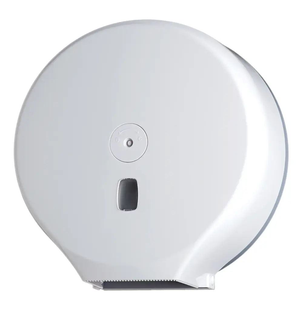 [104005] Toilettenpapierrollenspender 400 m, weiß