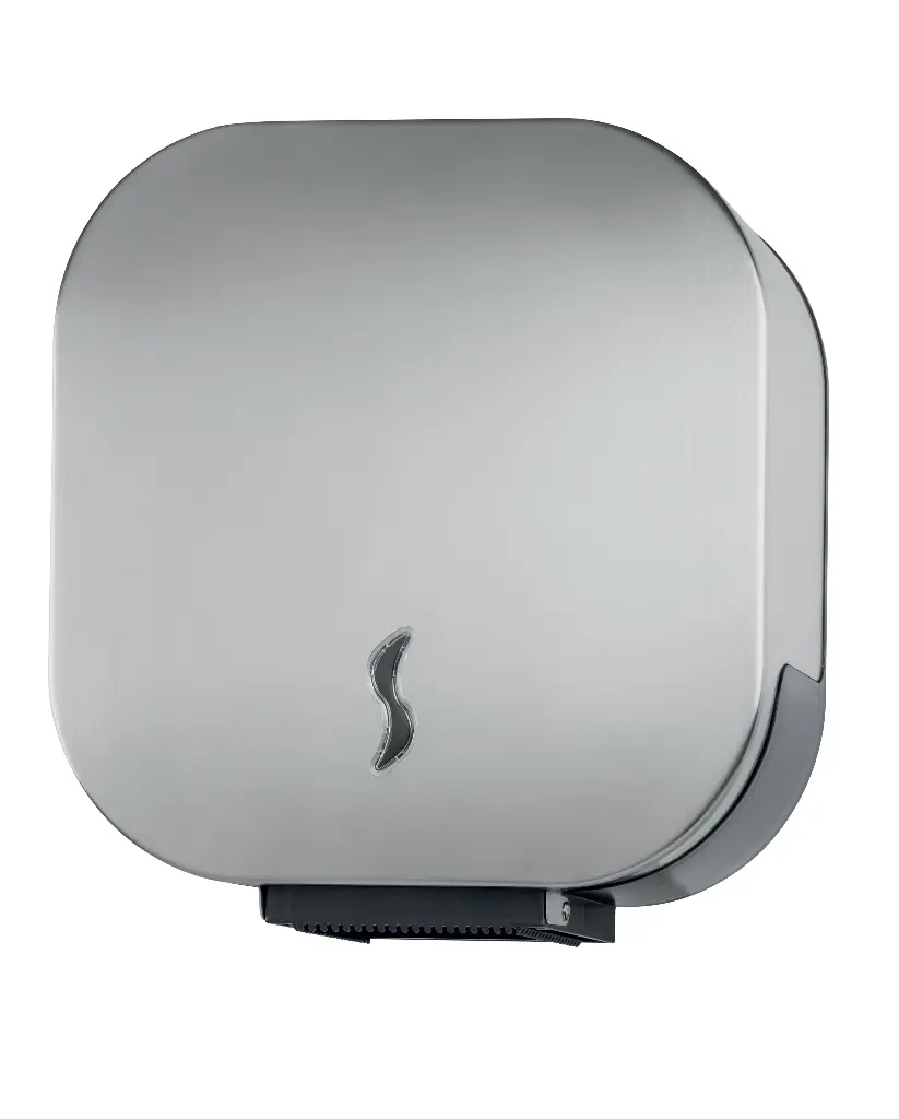 [105805] Toilettenpapierrollenspender 400m, gebürsteter Edelstahl AISI 304