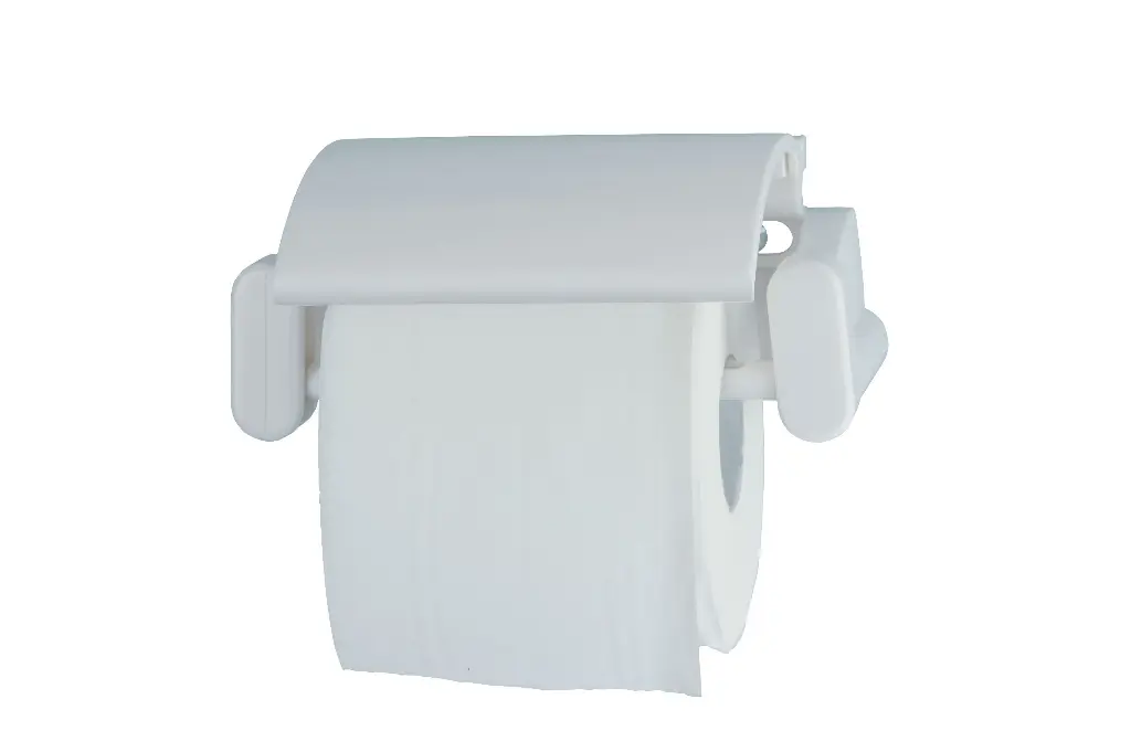 [104101] Toilettenpapierspender für Kleinrollen, weiß