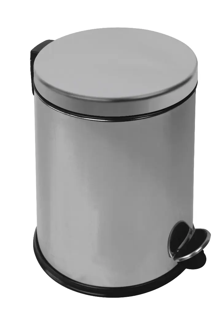 [913120] Treteimer Basic 12L, Edelstahl, glänzend