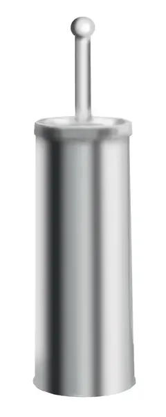 [101805] WC-Garnitur stehend, Edelstahl, gebürstet