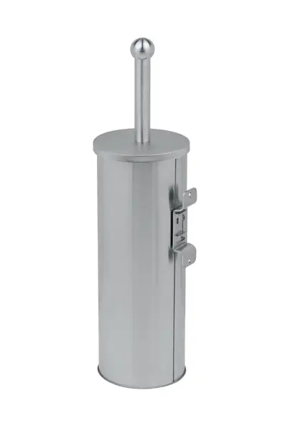 [101807] WC-Garnitur zur Wandmontage, Edelstahl, gebürstet