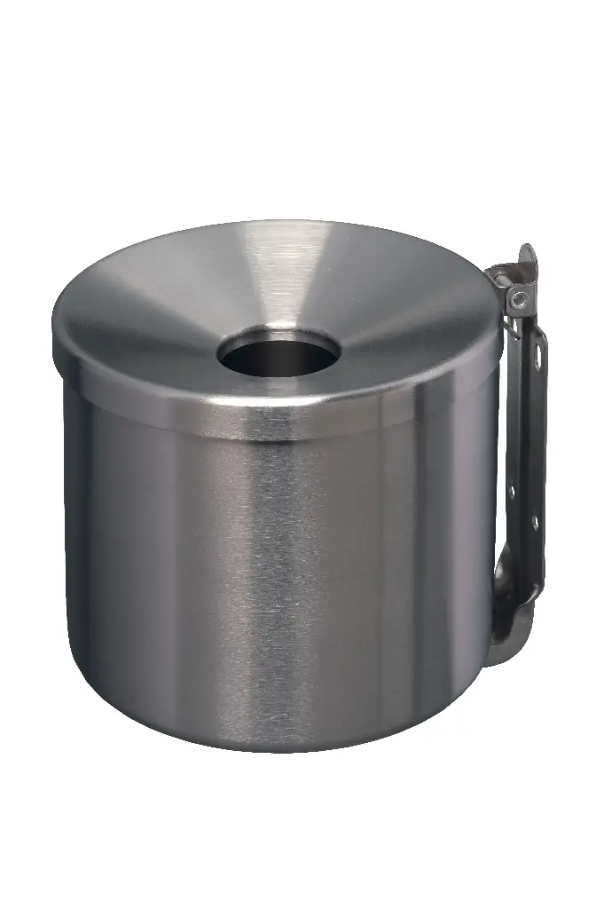 [106003] Wandaschenbecher 2L, Edelstahl, gebürstet