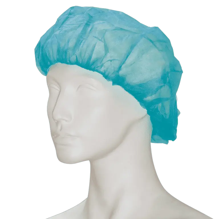 Bouffant-Haube 100 Stk. (Blau)