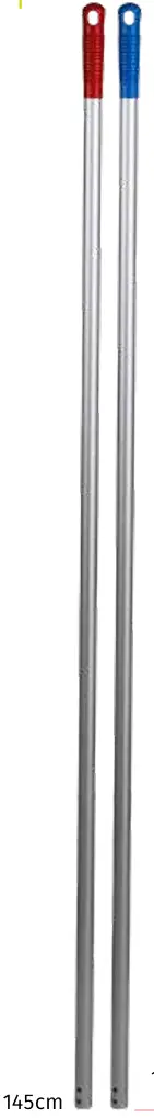 [700050450] Aluminiumstiel mit Loch (Rot)