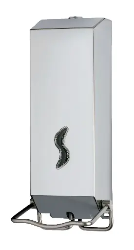 [105038] Flüssigseifenspender (Gesundheitssektor) 1,2L, Edelstahl AISI 304, glänzend